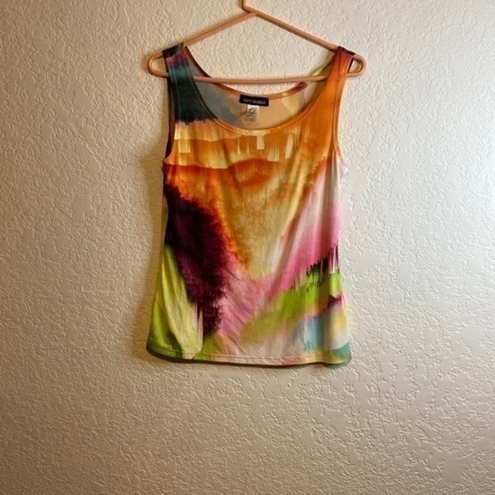 SOFT Works water color tank top small